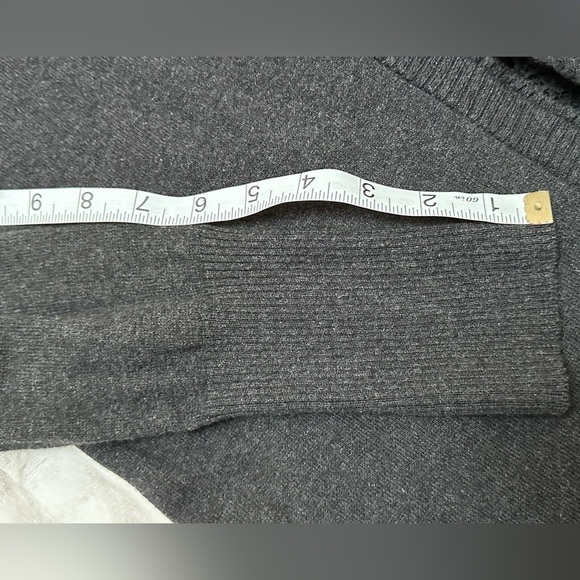 Soft Surroundings Cotton/Cashmere Blend Open Long Line Lace Placket Cardigan - Picture 6 of 14